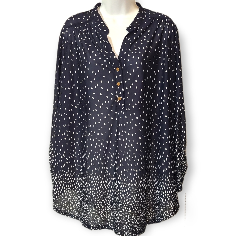 PerSeption Women Semi Sheer Chiffon Blouse